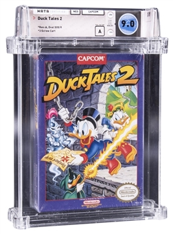 1993 NES Nintendo (USA) "Duck Tales 2" Sealed Video Game - WATA 9.0/A